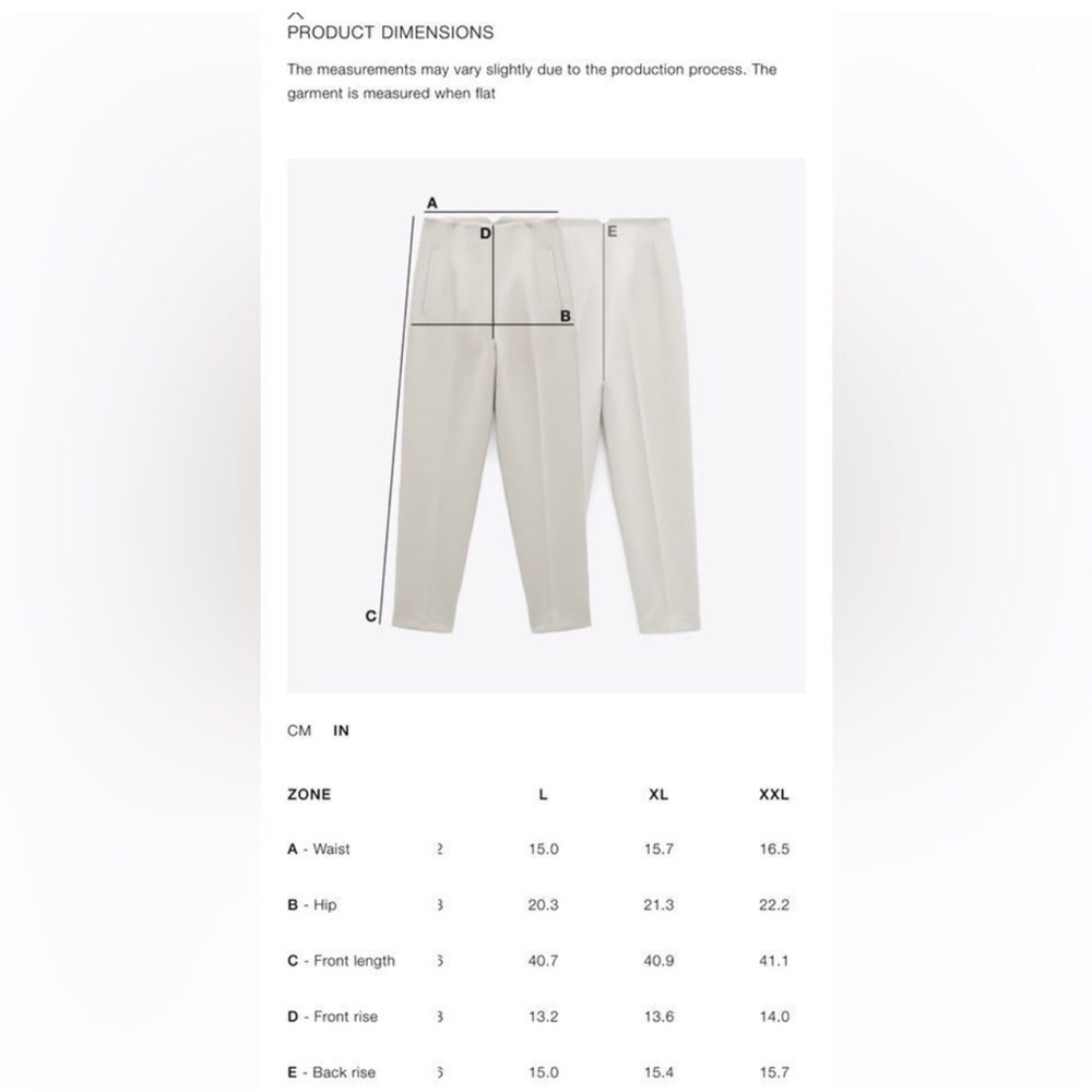 Zara ZW COLLECTION PANTS - Picture 6 of 6